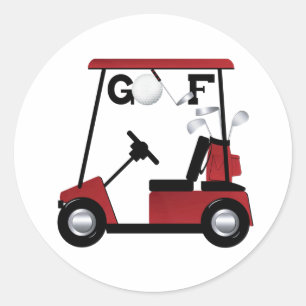 Golf Ronde Sticker