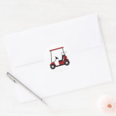 Golf Ronde Sticker (Envelop)