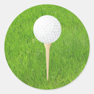 Golf Ronde Sticker