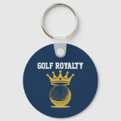 Golf Royalty Aangepaste Sponsor QR Code Sleutelhanger (Voorkant)