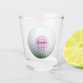 Golf roze Argyle - Gepersonaliseerd heet glas (Voorkant)