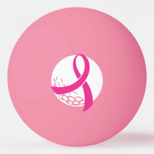 Golf Roze Lint Borstkankerbewustzijn Pingpongbal