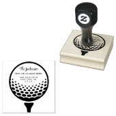 Golf Rubberstempel (Gestempeld)
