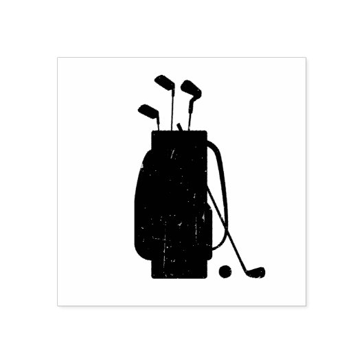 golf rubberstempel (Afrduk)