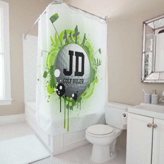 Golf Rules | Cool Sport Gifts Douchegordijn (In situ)
