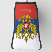 Golf Rusland & Russische vlag/Golf Clubs Hoesjes Golfheadcover (Draai 90)