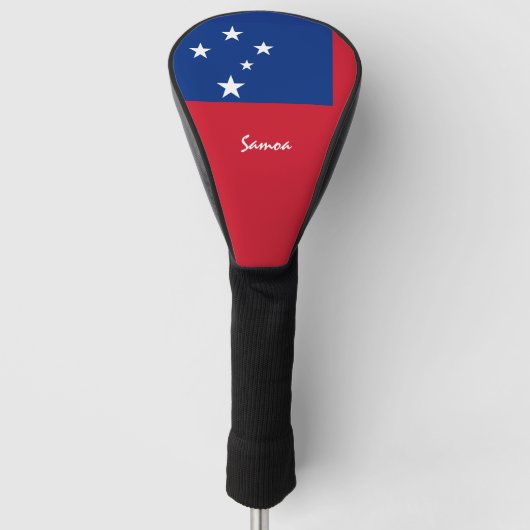 Golf Samoa en Samoa vlag/Golf Clubs Hoesjes Golfheadcover (Voorkant)