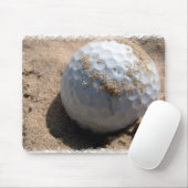 Golf Sand Pit Design Muismat (Met muis)