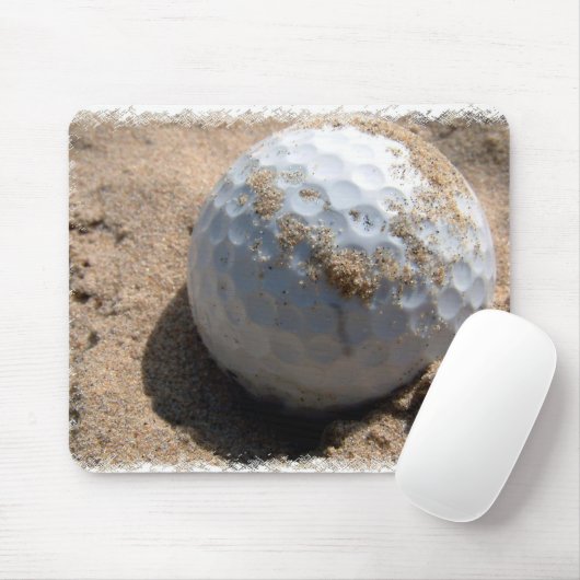 Golf Sand Pit Design Muismat (Met muis)