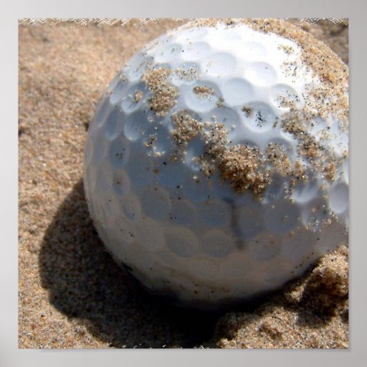 Golf Sand Trap Print (Voorkant)