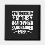 Golf Sandbagger  Magneet (Voorkant)