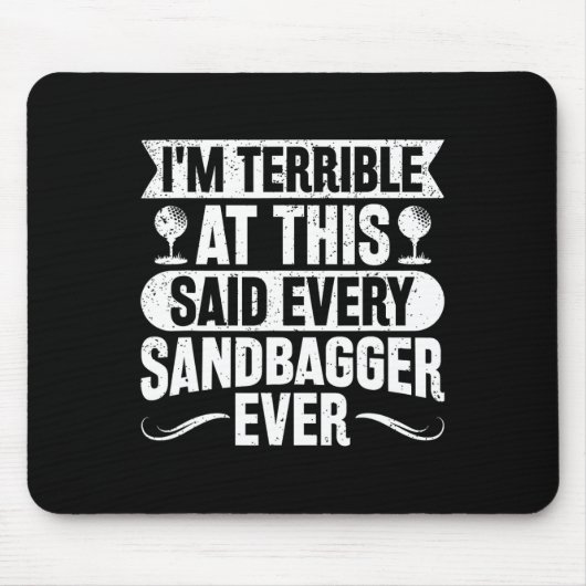 Golf Sandbagger  Muismat (Voorkant)