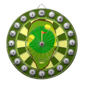 Golf Sandtrap 20 Hole Course Dartbord (Voorkant)