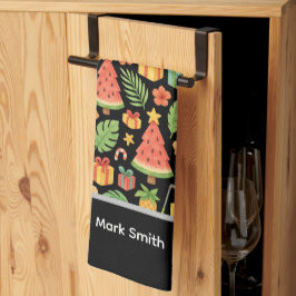 Golf Santa Claus golf Zomer Hawaiiaans thema Theedoek