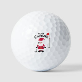 Golf Santa Claus golfer kerst Golfballen