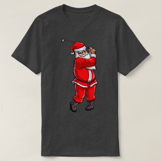Golf Santa Golfer Pet Ball Sport G T-shirt (Design voorkant)