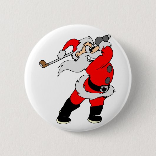 Golf Santa Ronde Button 5,7 Cm (Voorkant)