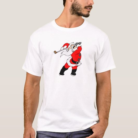Golf Santa T-shirt (Voorkant)