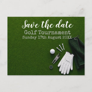 Golf Save the date Golf Toernooi op green Aankondigingskaart
