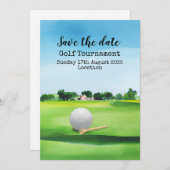 Golf Save the date Golf Tournament (Voorkant / Achterkant)