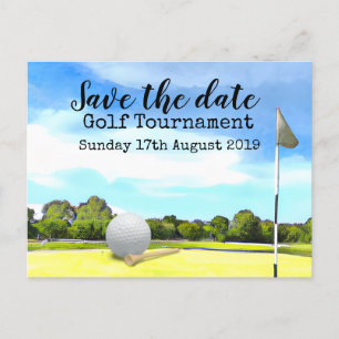 Golf Save the date Golf Tournament Aankondigingskaart