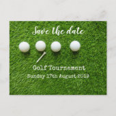 Golf Save the date Golf Tournament Aankondigingskaart (Voorkant)