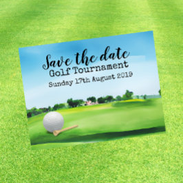 Golf Save the date Golf Tournament Aankondigingskaart