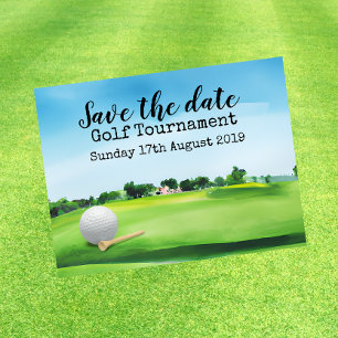 Golf Save the date Golf Tournament Aankondigingskaart
