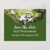 Golf Save the date Golf Tournament Aankondigingskaart (Voorkant)