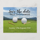 Golf Save the date Golf Tournament Aankondigingskaart (Voorkant)