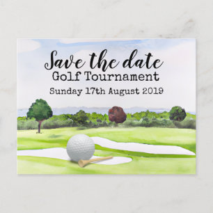 Golf Save the date Golf Tournament Aankondigingskaart