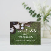 Golf Save the date Golf Tournament Announement P Aankondigingskaart (Staand voorkant)