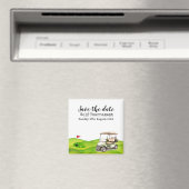 Golf Save the date Golf Tournament golfer Magnet (Insitu (Vaatwasser))