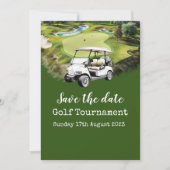 Golf Save the date Golf Tournament Kaart (Voorkant)
