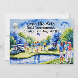 Golf Save the date Golf Tournament Kaart