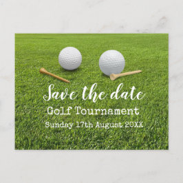 Golf Save the date Golf Tournament on green Aankondigingskaart