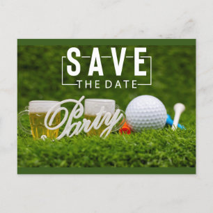 Golf Save the date Golf Tournament on green Aankondigingskaart