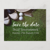 Golf Save the date Golf Tournament on green Aankondigingskaart (Voorkant)