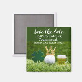 Golf Save the date Golf Tournament st. Patrick's Magneet (Voorkant / Achterkant)