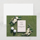 Golf Save the Date Golfer Thema (Voorkant / Achterkant)