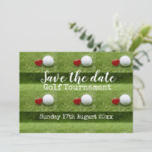 Golf Save the date with love Wedding Party (Staand voorkant)