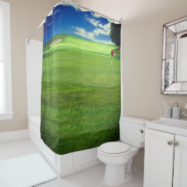 Golf Scene Shower Curtain Douchegordijn