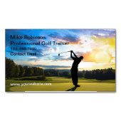 Golf Schilderachtig Magnetische Visitekaartjes Magnetisch Visitekaartje (Voorkant)