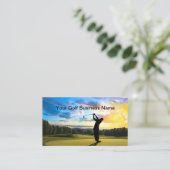 Golf Schilderachtig Visitekaartjes (Staand voorkant)