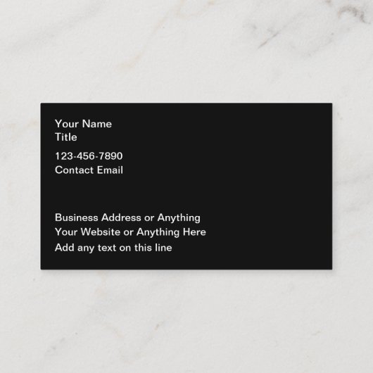 Golf Schilderachtig Visitekaartjes (Achterkant)