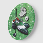 Golf schoten kogelhandschoenen met Jouw naam Grote Klok (Hoek)