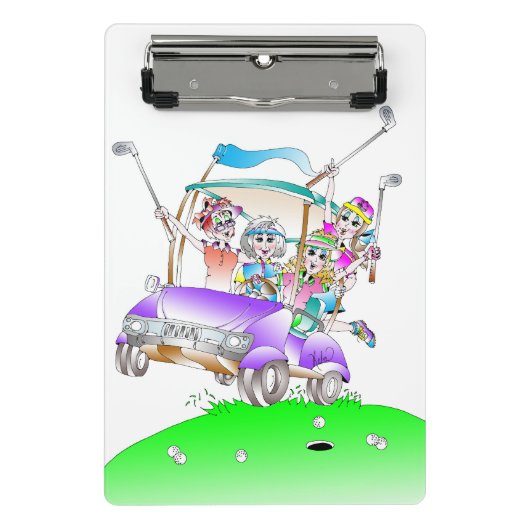 GOLF SCORE CLIPBOARD MINI KLEMBORD (Voorkant)