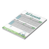 Golf Scorecards Notitieblok (Linkerzijde)