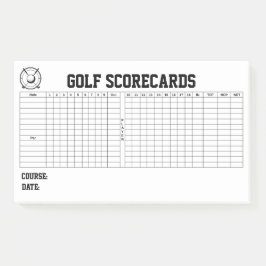 Golf Scorekaarten Post-it® Notes