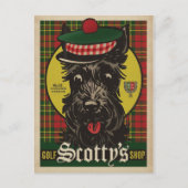 Golf Scotty's Shop Briefkaart (Voorkant)